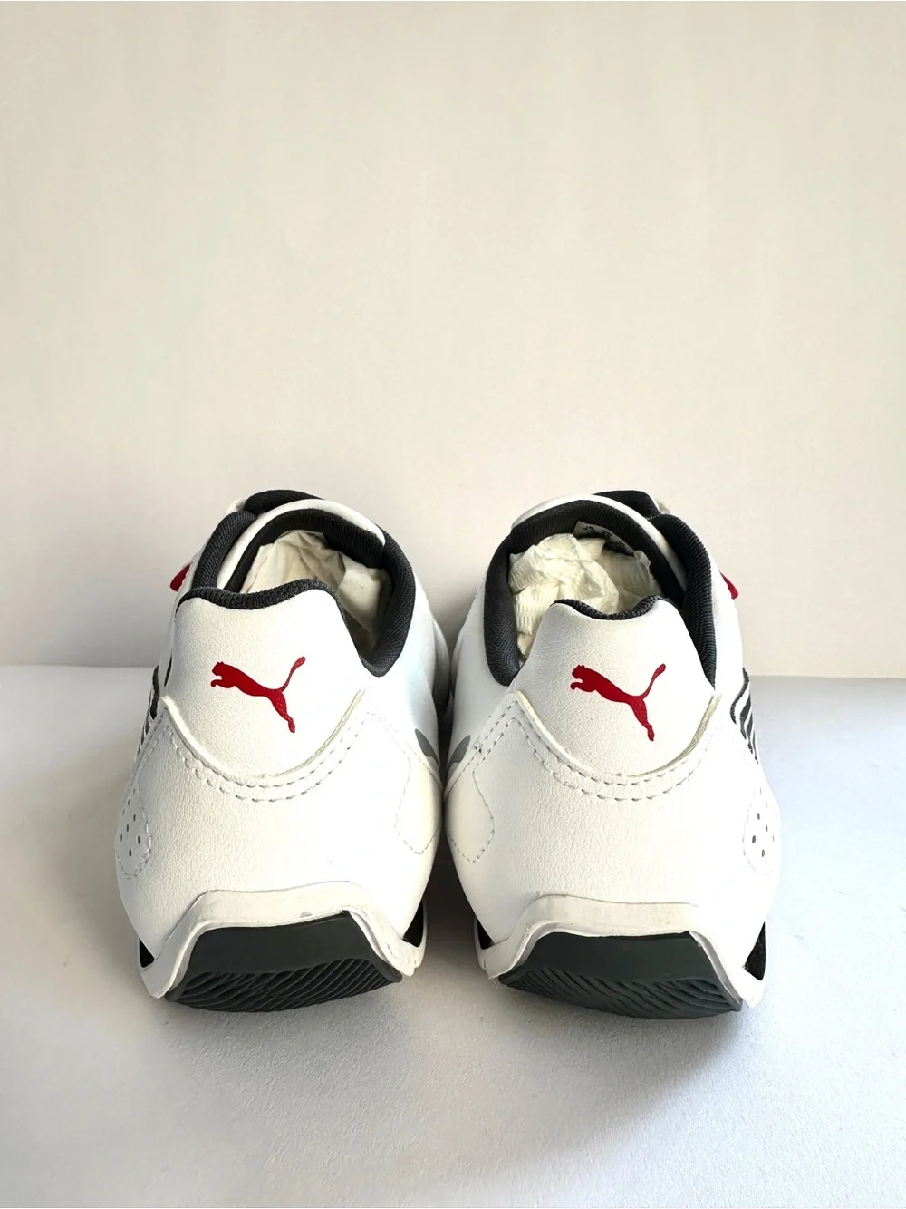PUMA REDON MOVE MENS SNEAKERS RARE COLORWAY WHITE WHITE/BLACK/RED NEW Sz10.5
